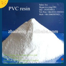 en China fabricante precio de mercado grado de suspensión para el tubo 100% resina pvc virgen sg5 pvc resina k65 k66 k67